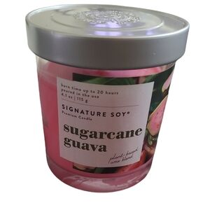 💕NEW Signature Soy SUGARCANE GUAVA Candle💕4.1oz